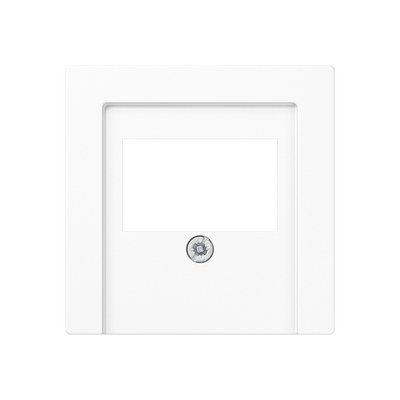 Abdeckung für TAE-Anschlussdosen 1fach, Duroplast, Serie AS/A, alpinweiß