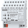KNX Jalousieaktor 4fach AC 110-230 V, 2fach DC 12-48 V, Behangkorrektur für untere Endlage