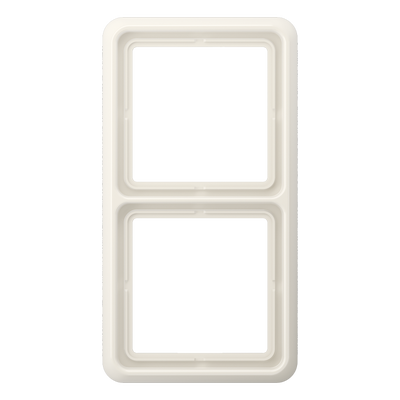 Rahmen 2fach, senkrechte und waagerechte Montage, Duroplast, CD 500, weiß