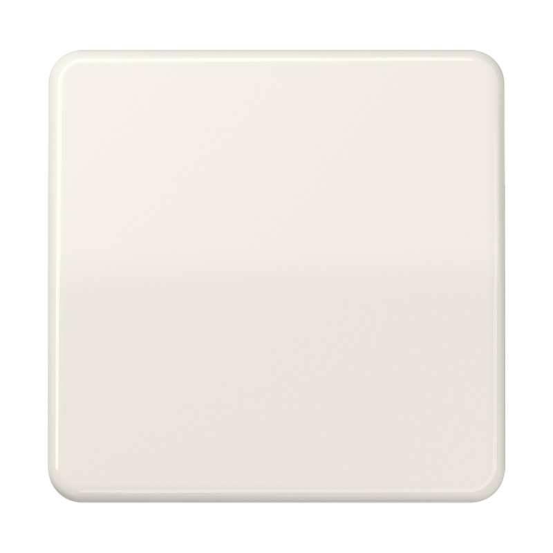 Wippe 1fach, Duroplast, Serie CD, weiß (ivory)