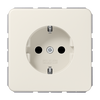 SCHUKO®-Steckdose, 16 A 250 V ~, Duroplast, Serie CD, weiß