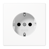 SCHUKO®-Steckdose, 16 A 250 V ~, Duroplast, Serie LS, alpinweiß