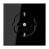 SCHUKO®-Steckdose, 16 A 250 V ~, Duroplast, Serie LS, schwarz