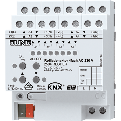 KNX Rollladenaktor 4fach AC 110-230 V