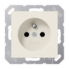 Steckdose, französisch/belgisches System, SAFETY+, Duroplast, Serie AS, weiß