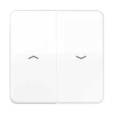 Wippe, mit Pfeilsymbolen, Duroplast, Serie CD, alpinweiß