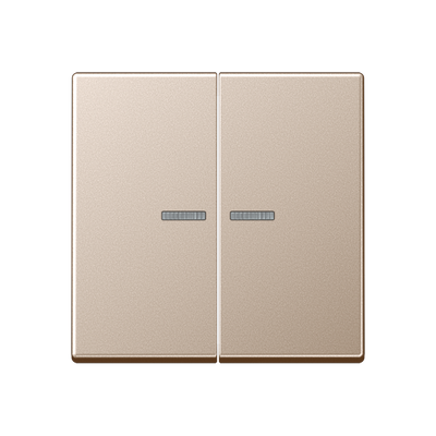 Wippe mit Lichtleiter, Duroplast lackiert, Serie A, champagner