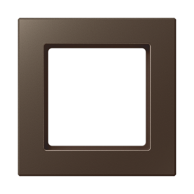 Rahmen 1fach, senkrechte und waagerechte Montage, Duroplast lackiert, A CREATION, mokka