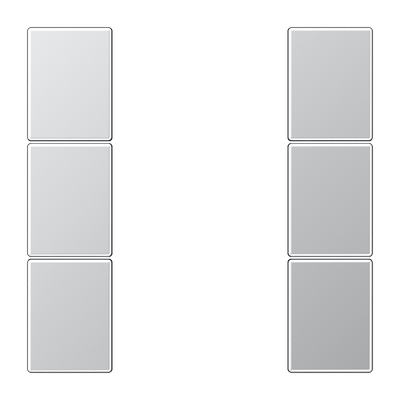 Tastensatz, F50, Serie LS, Aluminium