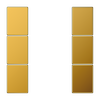 Tastensatz, F50, Metall goldfarben PVD-beschichtet, Serie LS, goldfarben