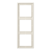 Rahmen 3fach, LS 990, IP 44, Duroplast, weiß (ivory), senkrechte und waagerechte Montage