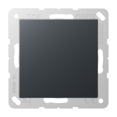 Blind-Abdeckung (gerastet), Thermoplast lackiert, Serie A, anthrazit matt