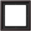Rahmen 1fach, LS 990, IP 44, Aluminium lackiert, dark, senkrechte und waagerechte Montage