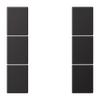 Tastensatz, F50, Aluminium lackiert, Serie LS, dark