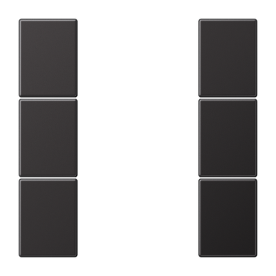 Tastensatz, F50, Aluminium lackiert, Serie LS, dark
