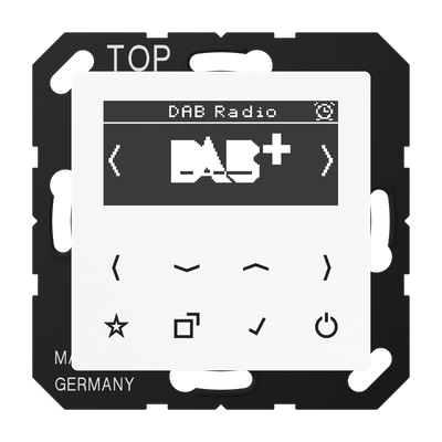 Smart Radio DAB+, Serie AS/A, alpinweiß