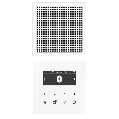 Smart Radio DAB+ Bluetooth®, Set Mono 1fach, Serie LS, alpinweiß