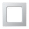 Rahmen 1fach, A 550, Thermoplast lackiert, aluminium, senkrechte und waagerechte Montage