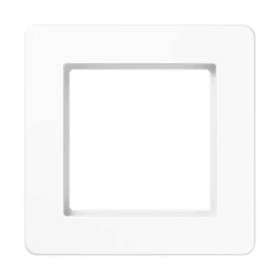 Rahmen 1fach, senkrechte und waagerechte Montage, Thermoplast, A FLOW, alpinweiß