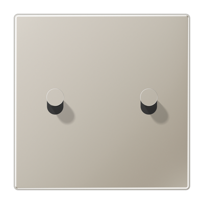 Abdeckung mit Kipphebel "Kegel", 2 Kipphebel, Serie LS 1912, Edelstahl