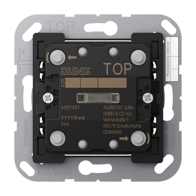 KNX Taster Standard, 1fach, F10, Secure, Serie AS/A