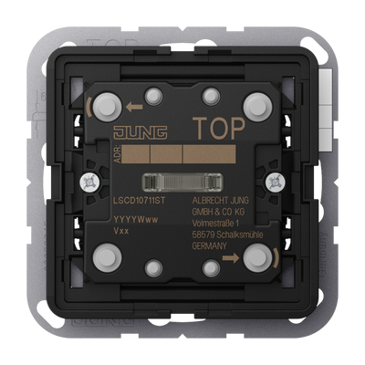 KNX Taster Standard, 1fach, F10, Secure, Serie CD/LS