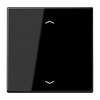 Wippe, F10, mit Pfeilsymbolen, Duroplast, Serie LS, schwarz