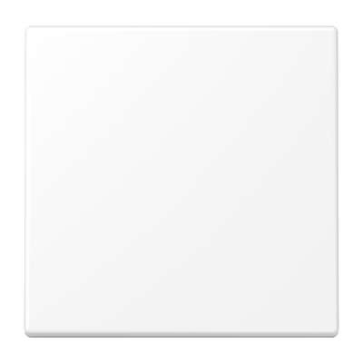 Wippe 1fach, Duroplast lackiert, Serie LS, schneeweiß matt