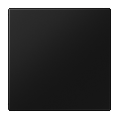 Blind-Abdeckung (gerastet), Thermoplast lackiert, Serie LS, graphitschwarz matt