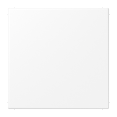 Blind-Abdeckung (gerastet), Thermoplast lackiert, Serie LS, schneeweiß matt