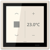 KNX Raumcontroller LS TOUCH mit Rahmen LS 990, Secure, Thermoplast, weiß (ivory)
