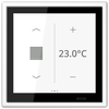 KNX Raumcontroller LS TOUCH mit Rahmen LS 990, Secure, Thermoplast, alpinweiß