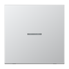 JUNG HOME Taster 1fach, mit Lichtleiter, Serie LS, Aluminium