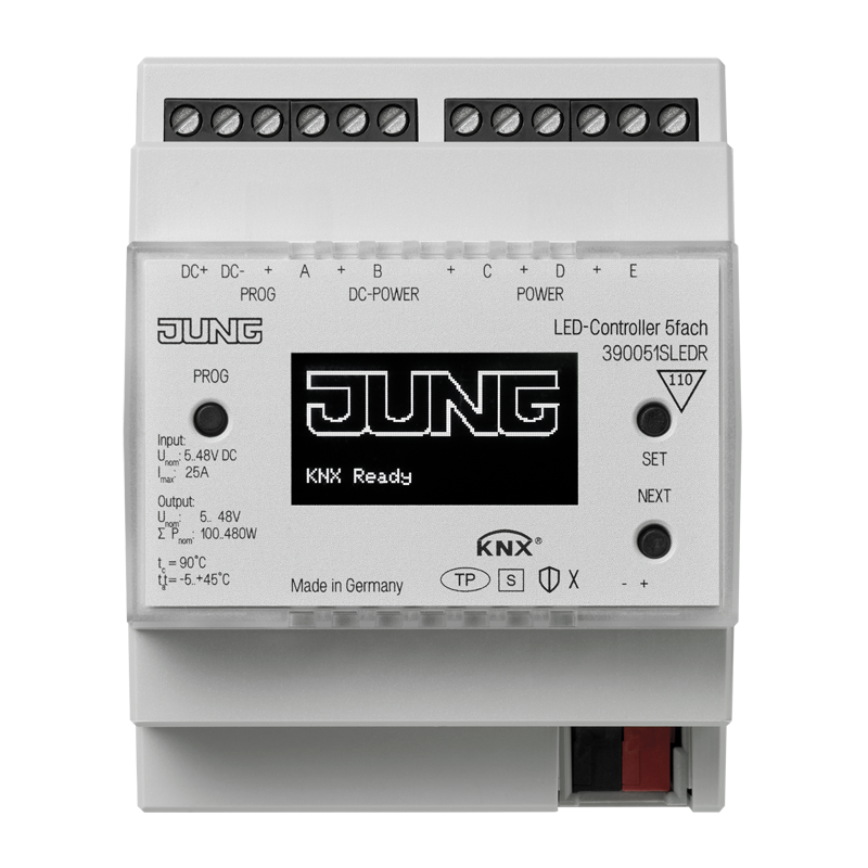 KNX LED-Controller 5fach, REG, 4 TE, Secure