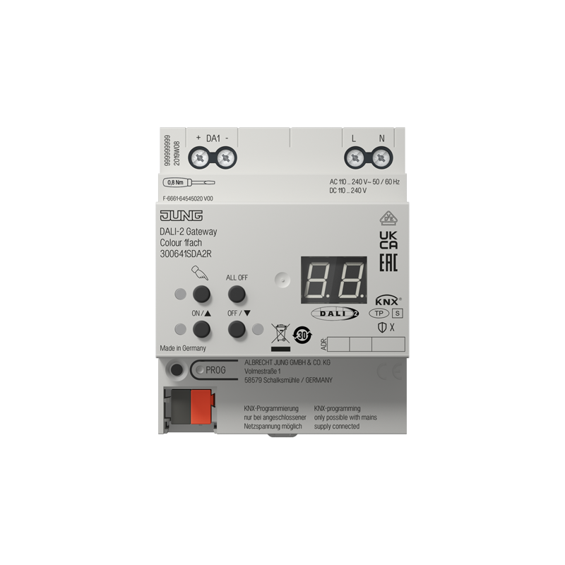 KNX DALI-2 Gateway Colour 1fach, REG, 4 TE, Secure