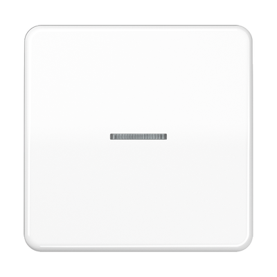 Wippe mit Lichtleiter, Duroplast, Serie CD, alpinweiß