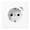JUNG HOME SCHUKO® Steckdose, 16 A 250 V ~, mit Funktionsanzeige, Safety Plus, Serie LS, alpinweiß