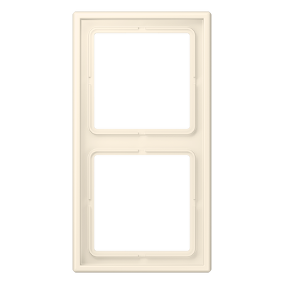 Rahmen, 2fach, LS 990, blanc ivoire (4320B)