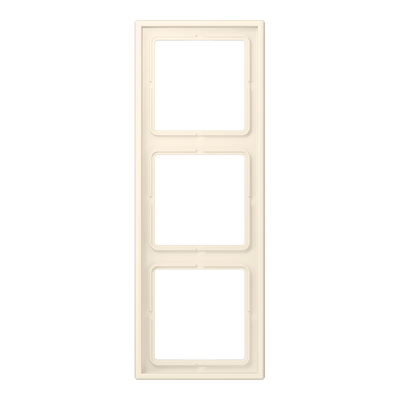 Rahmen, 3fach, LS 990, blanc ivoire (4320B)