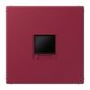 Abdeckung (gerastet) für Modular-Jack-Steckbuchsen, 1fach, UMA-CAT6A, RADIALL, Panduit, Assmann, Serie LS, le rubis
