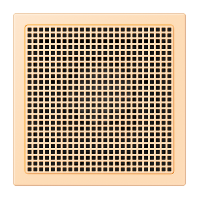 Lautsprechermodul, Thermoplast lackiert, Serie LS, ocre (32060)