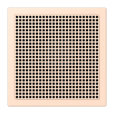 Lautsprechermodul, Thermoplast lackiert, Serie LS, rose pâle (32091)