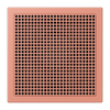 Lautsprechermodul, Thermoplast lackiert, Serie LS, l’ocre rouge moyen (32111)