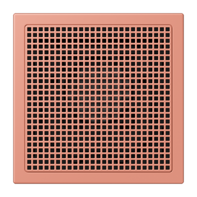 Lautsprechermodul, Thermoplast lackiert, Serie LS, l’ocre rouge moyen (32111)