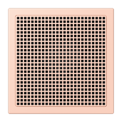Lautsprechermodul, Thermoplast lackiert, Serie LS, l’ocre rouge clair (32112)