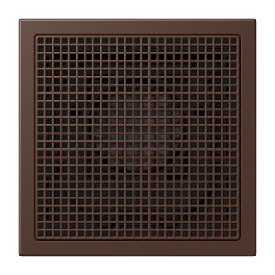 Lautsprechermodul, Thermoplast lackiert, Serie LS, terre d’ombre brûlée 31 (32130)