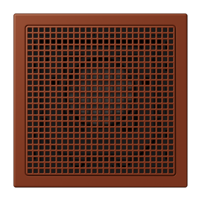 Lautsprechermodul, Thermoplast lackiert, Serie LS, terre sienne brûlée 59 (4320D)