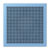 Lautsprechermodul, Thermoplast lackiert, Serie LS, bleu céruléen 59 (4320N)