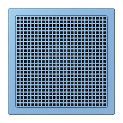 Lautsprechermodul, Thermoplast lackiert, Serie LS, bleu céruléen 59 (4320N)