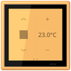 KNX Raumcontroller LS TOUCH mit Rahmen LS 990, Secure, Thermoplast lackiert, ocre jaune clair (4320L)